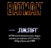 Batman sur Sega Megadrive
